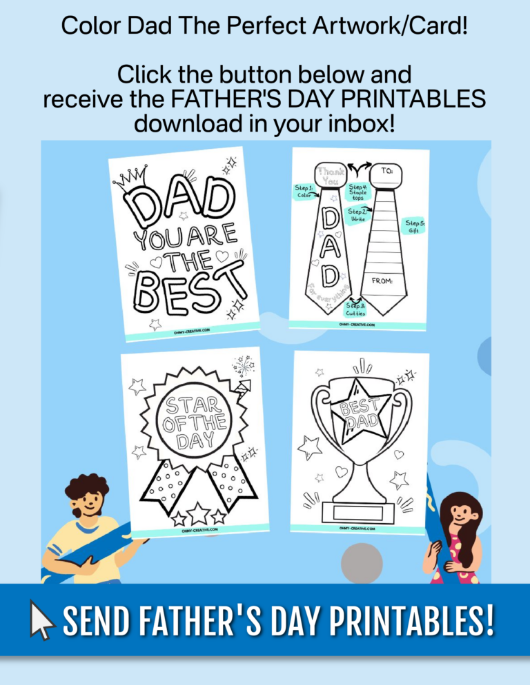 Dad's Stache Jar Gift With Free Printable - Oh My Creative