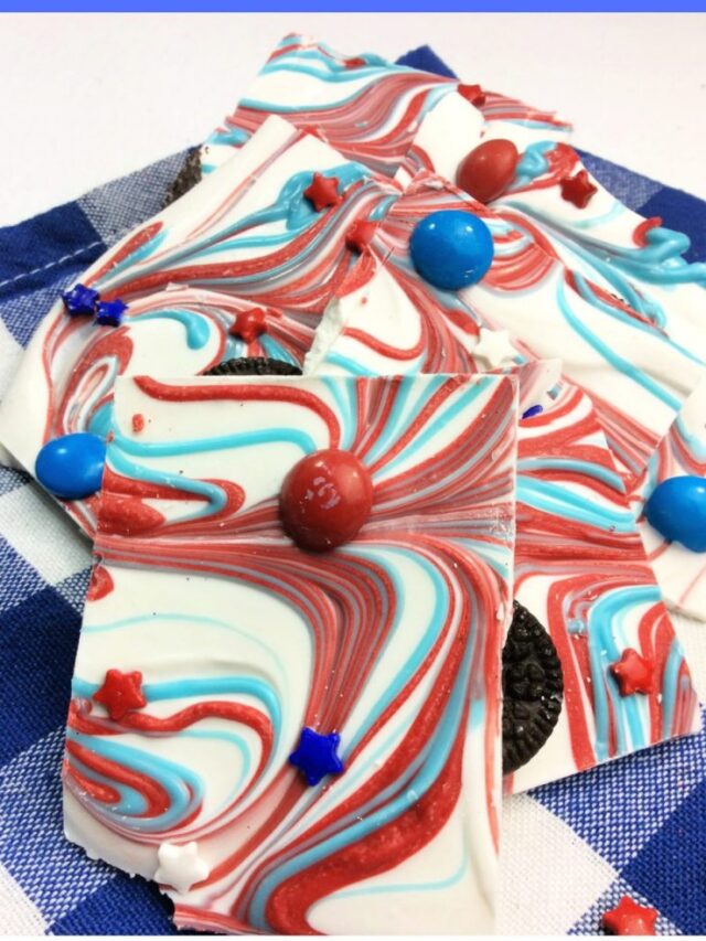 Fourth of July Candy Bark Recipe