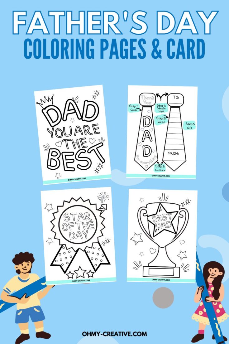 22 easy father s day crafts for all dads oh my creative