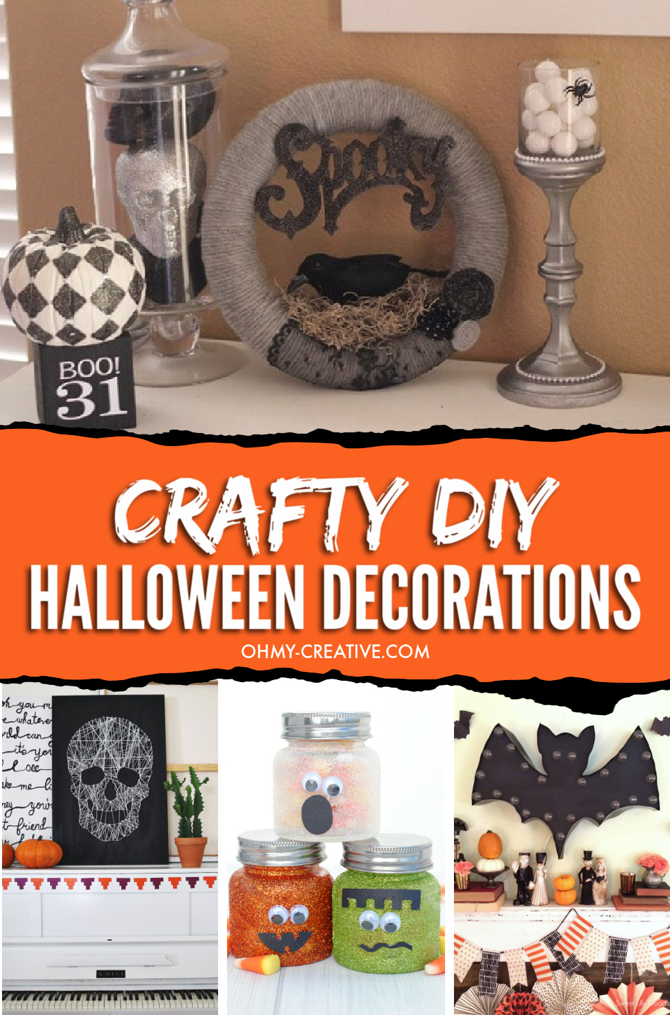 Crafty Do It Yourself Halloween Decorations