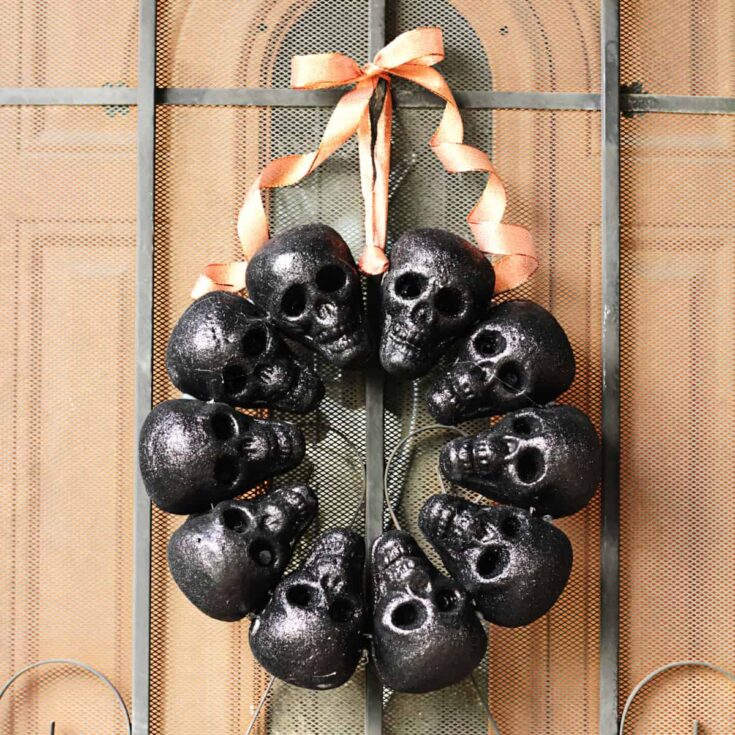 Image for Halloween Skull Wreath