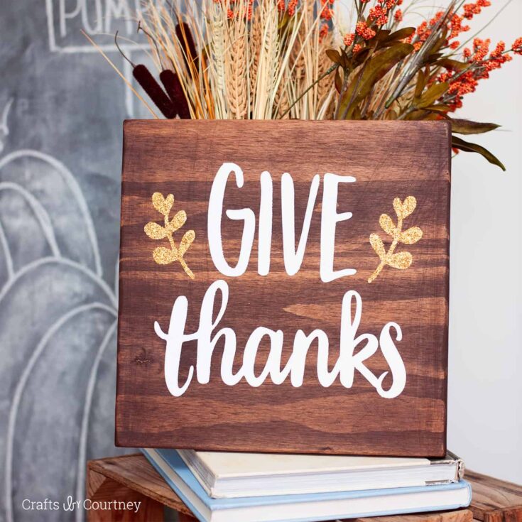 Image for Easy Give Thanks Sign is So Budget Friendly!