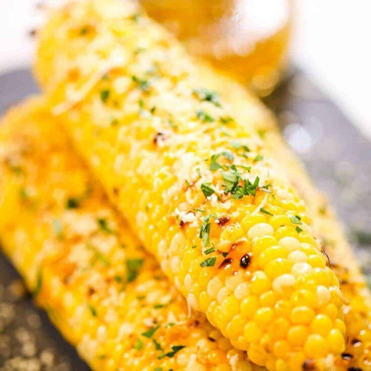 Image for Garlic Parmesan Grilled Corn on the Cob