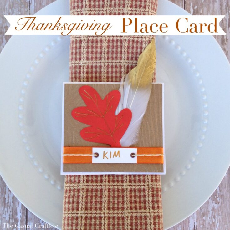 Image for Thanksgiving Place Card and Greeting Card