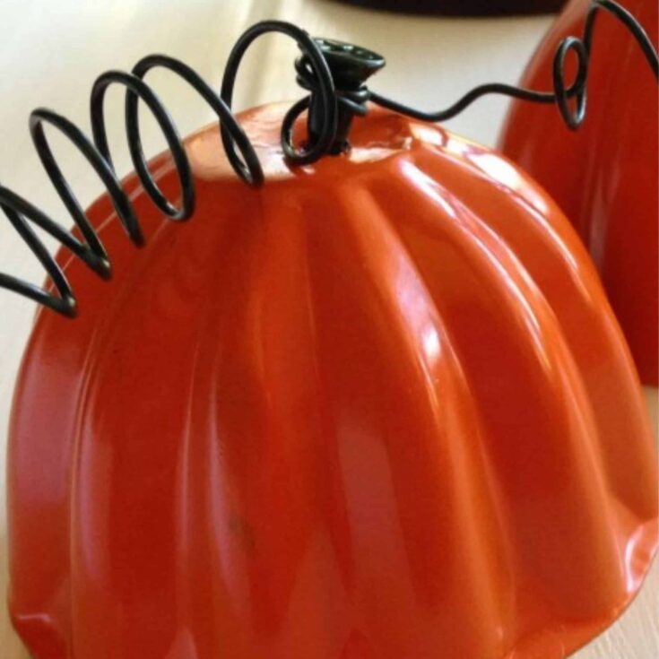 Image for How to Make Jello Mold Pumpkins Out of Old Junk