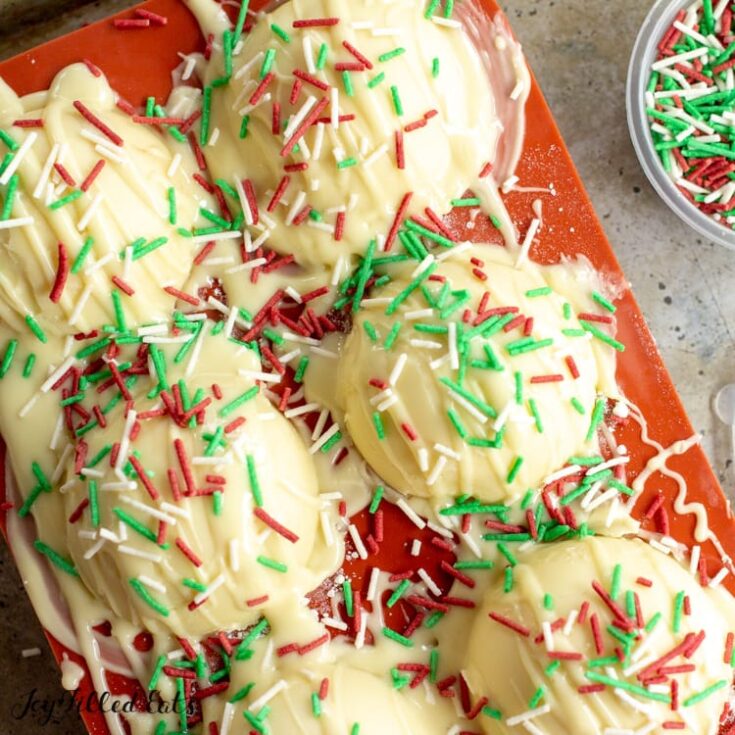 Image for White Hot Chocolate Bombs - Keto, Low Carb, Sugar-Free