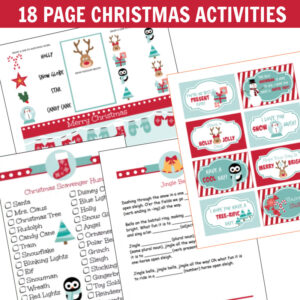 Christmas Eve Box Printables collection and Santa Christmas Printables