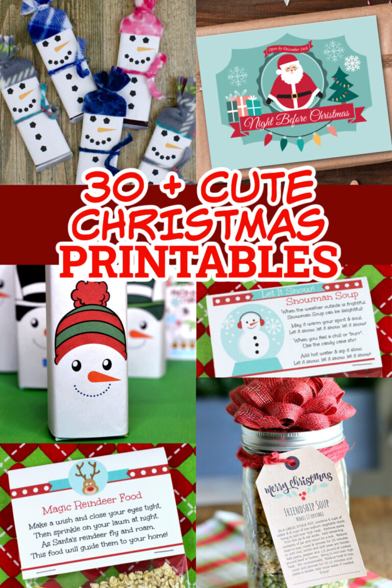 Christmas Printables - Oh My Creative