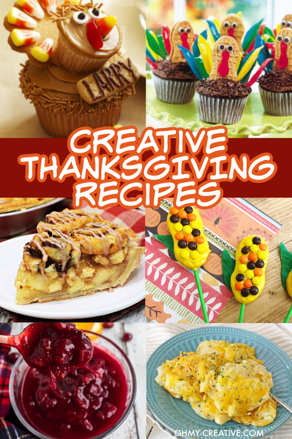 A collage of Thanksgiving Recipes for Thanksgiving Dinner