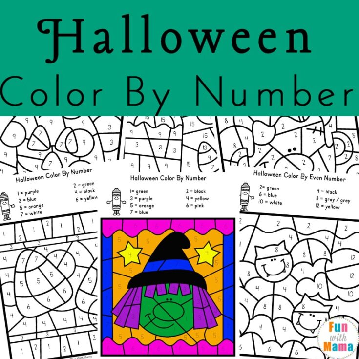 Image for Halloween Color By Number