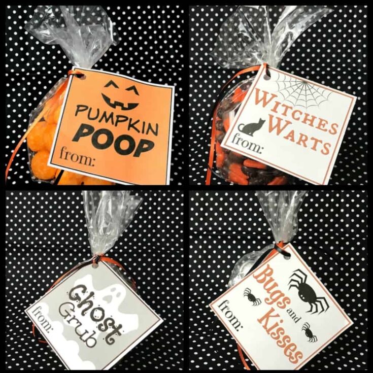 Image for Free Printable Halloween Goodie Bag Labels