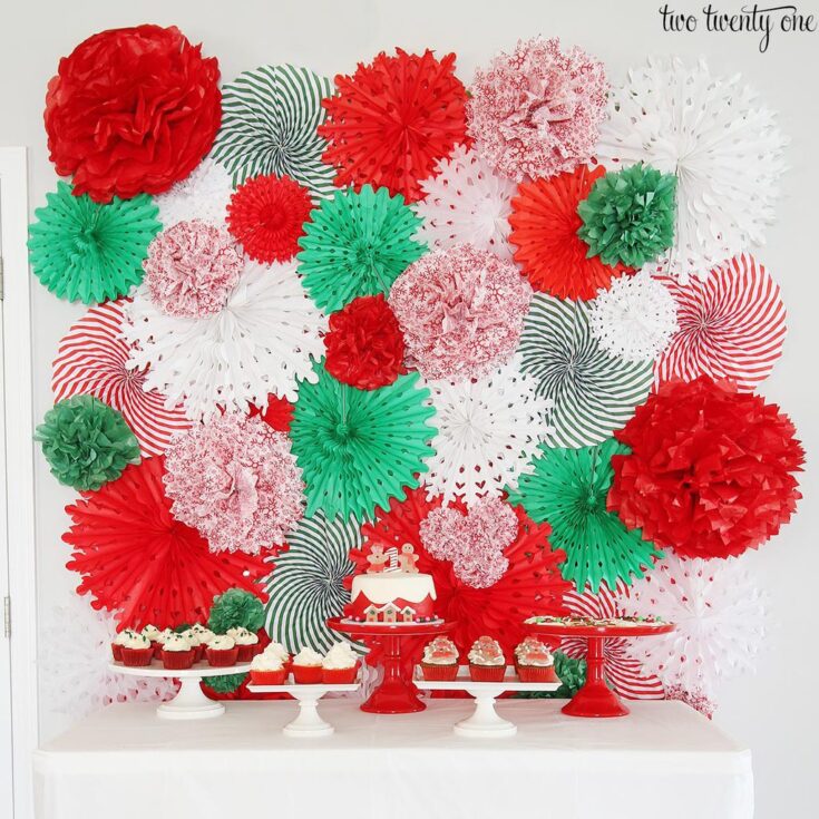 Image for DIY Tissue Paper Pom Pom and Fan Backdrop