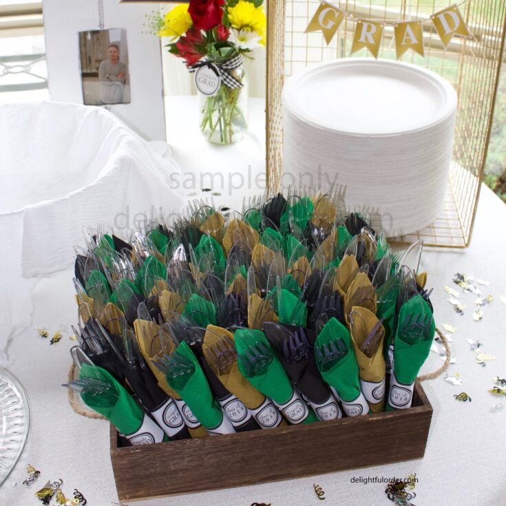 Image for Congrats Silverware Wrappers