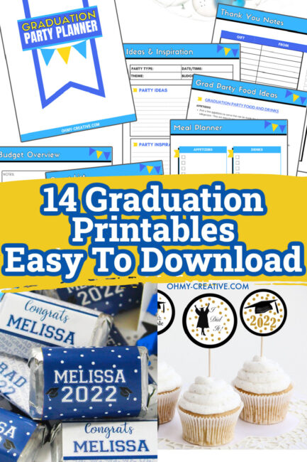 14 Graduation Printables That Are Easy To Download - Oh My Creative