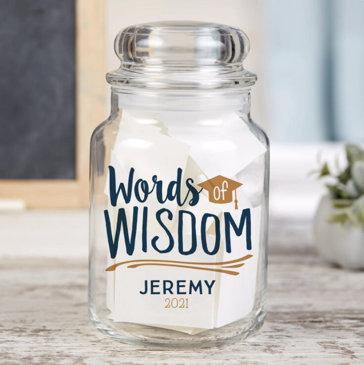 Image for Customized Words Of Wisdom Jar 