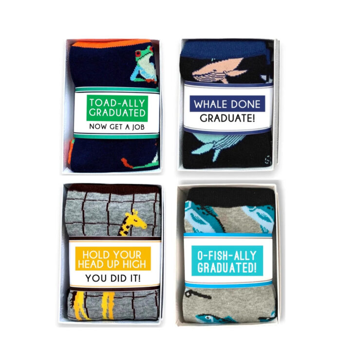 Image for Funny Graduation Socks 