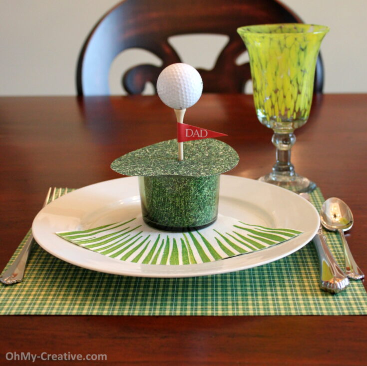 Image for "Tee It Up" Golf Placecard - Celebrate Father's Day