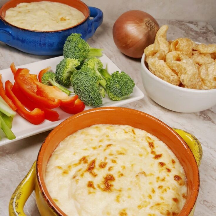 Image for Pressure Cooker Creamy Hot Onion Dip Appetizer Low Carb Keto