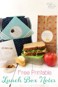 10 Free Printable Lunchbox Notes - Oh My Creative