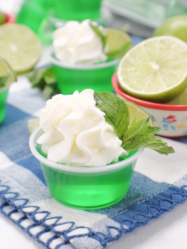 Green Mojito Jello Shots Recipe