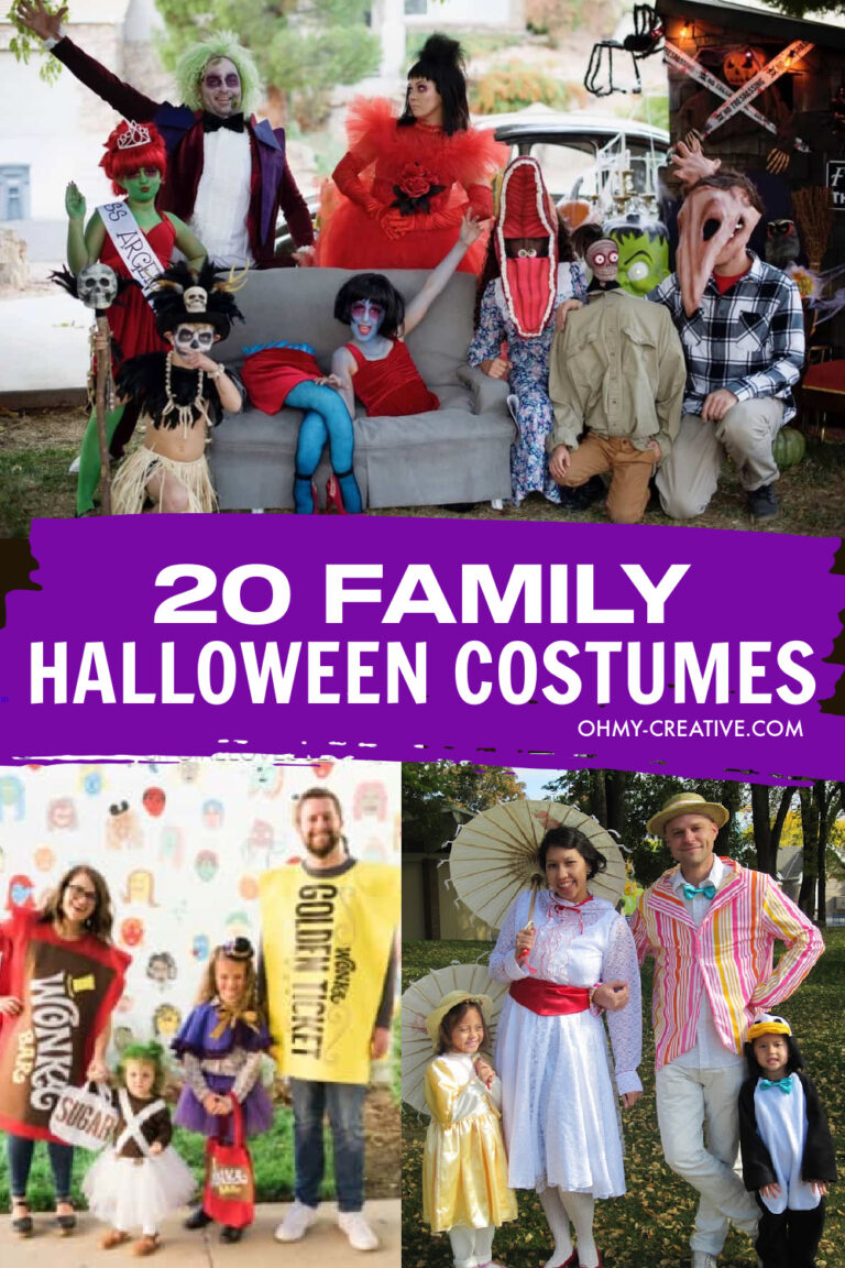 20 Simple & Imaginative Family Costume Ideas You'll Treasure - Oh My ...