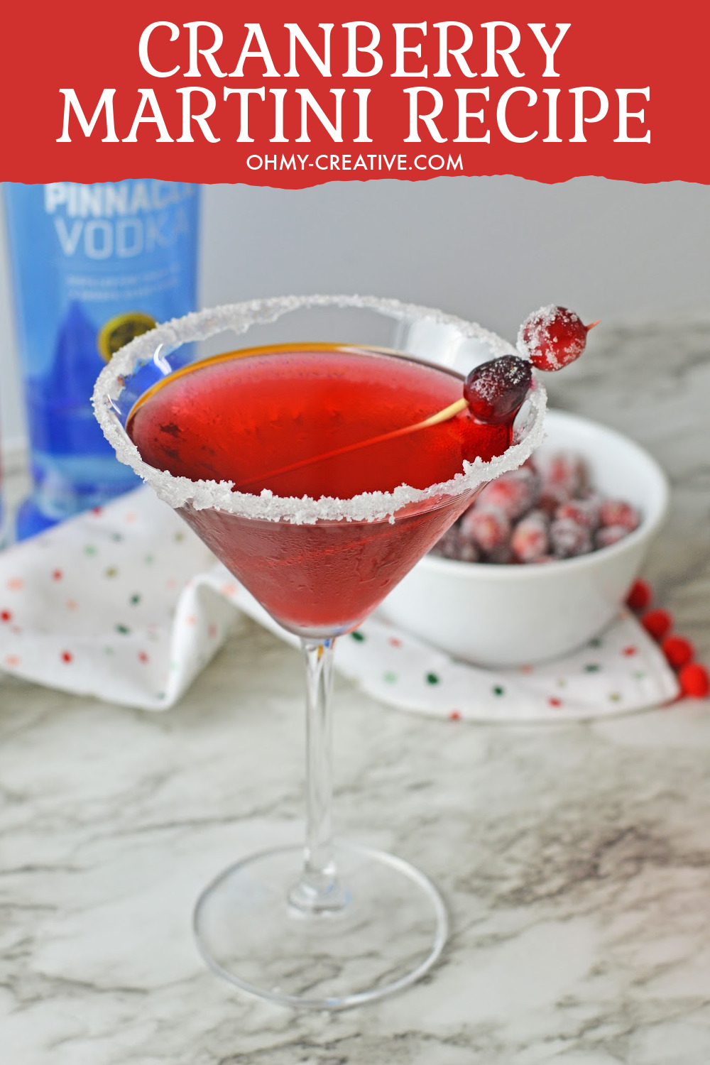 This Cranberry Martini Is The Perfect Holiday Cocktail