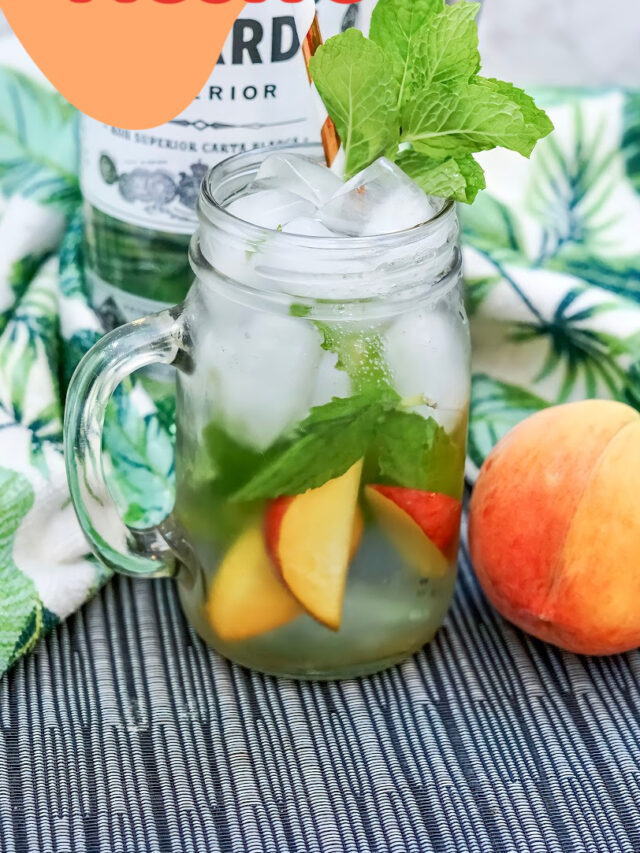 Peach Mojito Cocktail Recipe