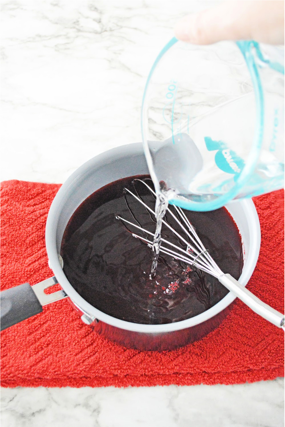Whisk in vodka into the cranberry Jell-O to make cranberry jello shots.