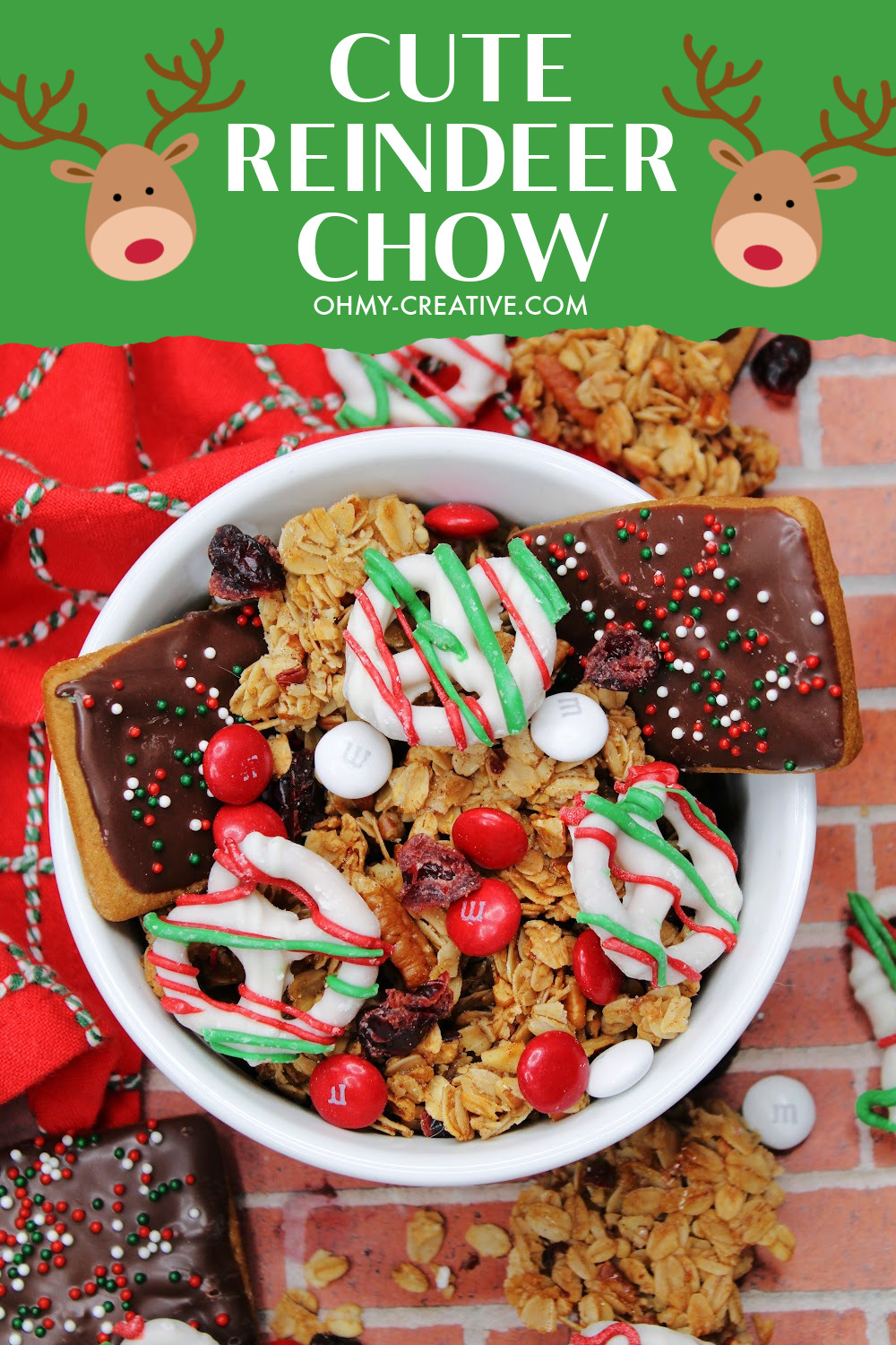 Reindeer Chow Christmas Treat Recipe