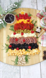 A beautiful Charcuterie Christmas Tree board for every Christmas party celebration - an easy Christmas appetizer.