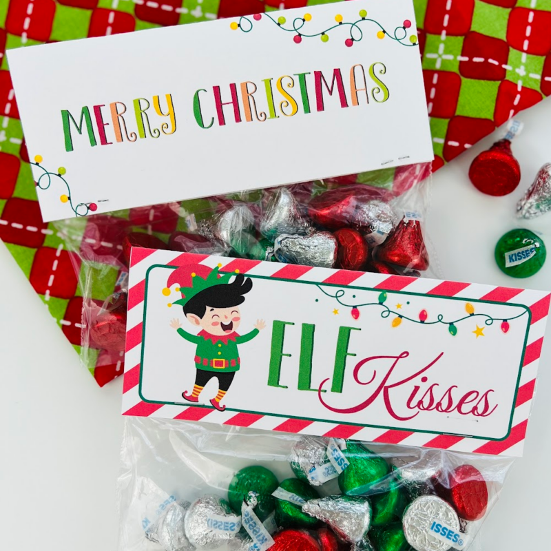 Christmas bag toppers