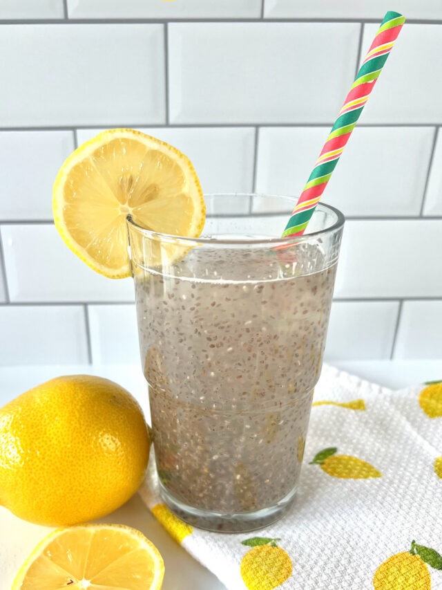 Lemon Chia Seed Water Recipe