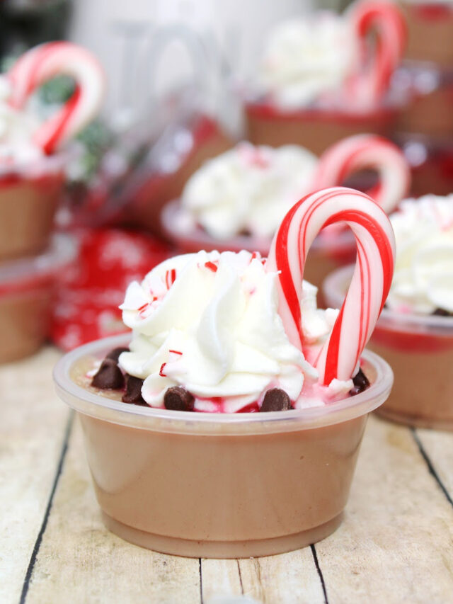 Hot Chocolate Christmas Jello Shots