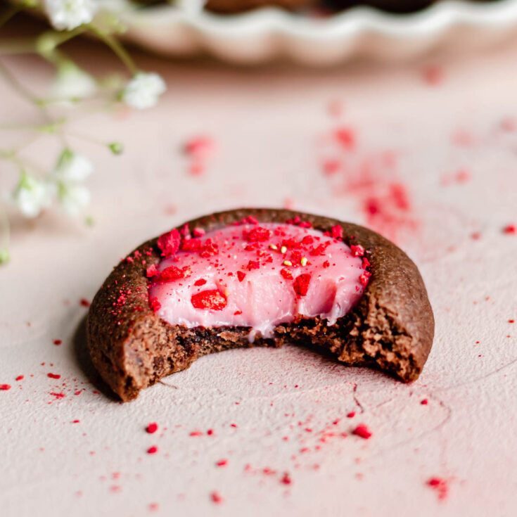 Image for Strawberry Chocolate Thumbprint Cookies