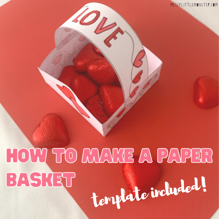 Image for How to Make a Paper Basket (Template Included)