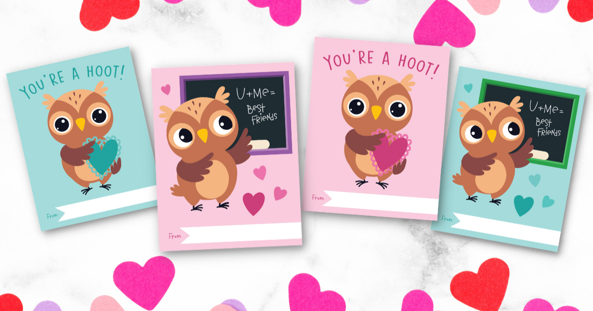 Printable Valen Free Printable Valentine's Day Cards - Oh My Creative