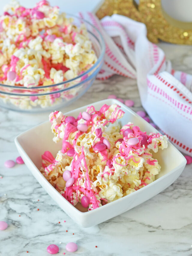 Valentine’s Day Pink Candy Popcorn