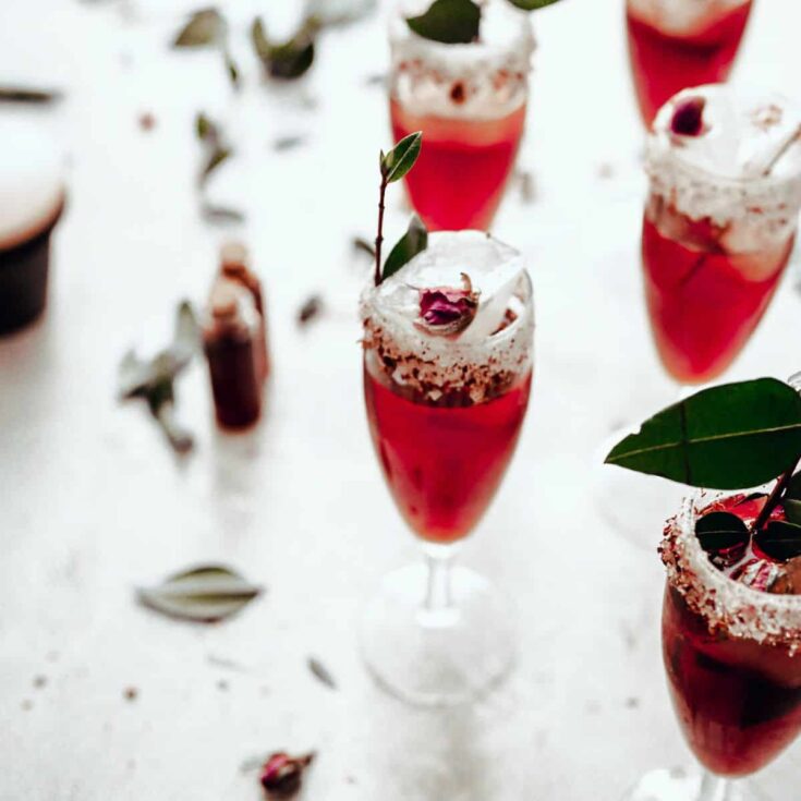 Image for Refreshing rose mimosa recipe