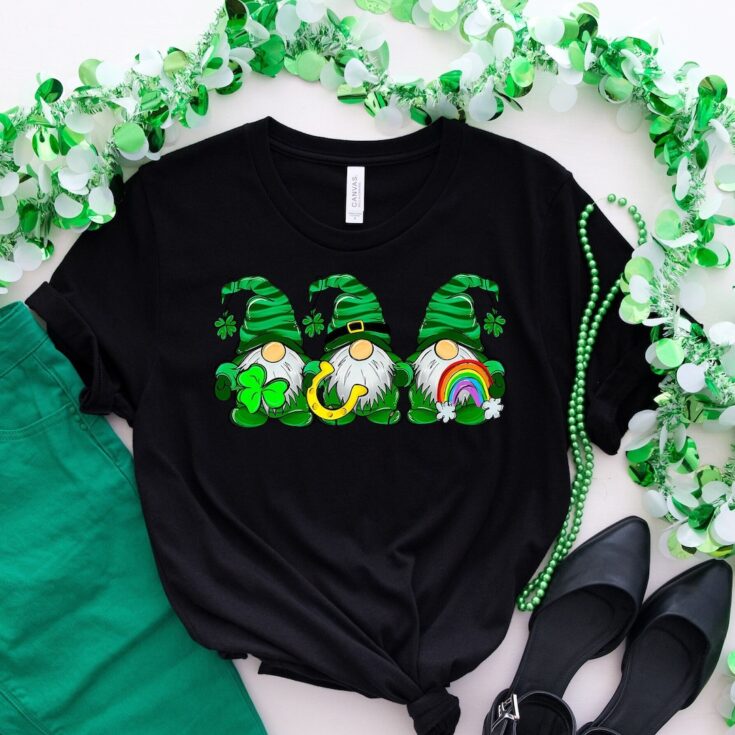 Image for St Patrick's Day Gnomes Shirt Gnomes Shirt Happy St - Etsy