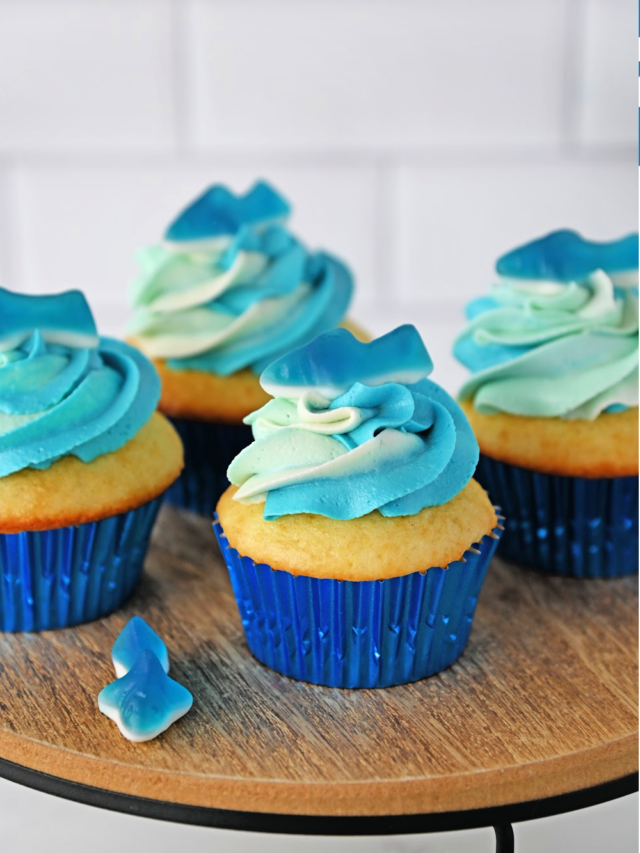 Shark Cupcakes