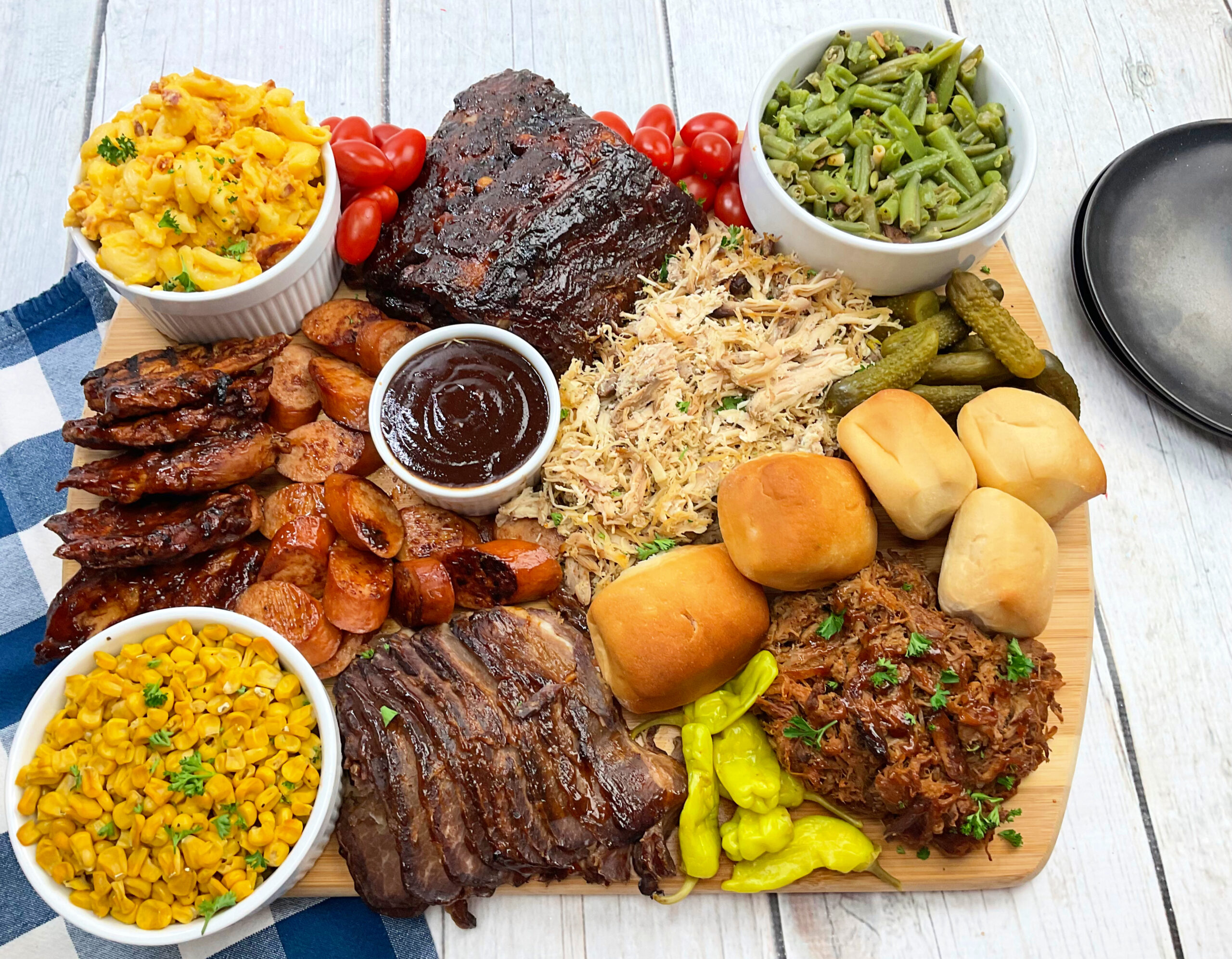 Delicious BBQ Charcuterie Board - Oh My Creative
