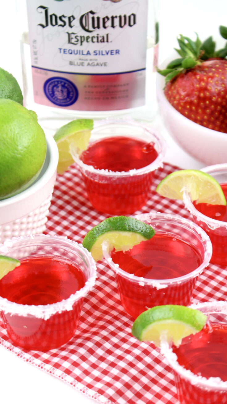 Image for Strawberry Margarita Jello Shots