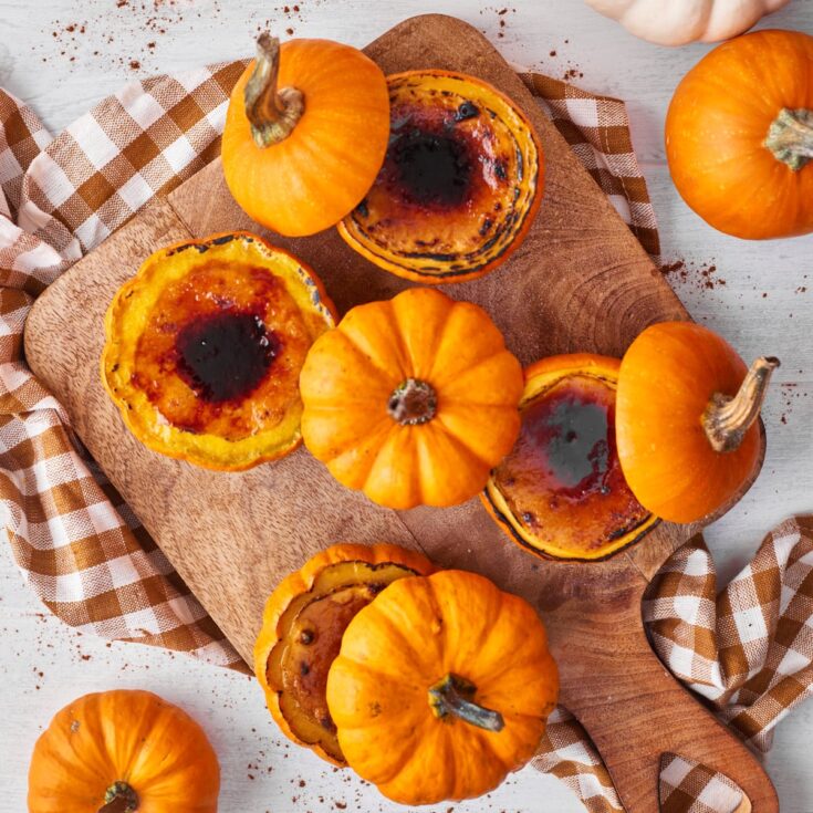 Image for Pumpkin Crème brûlée (in a pumpkin!)