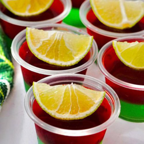 Image for Strawberry Lime Margarita Jello Shots