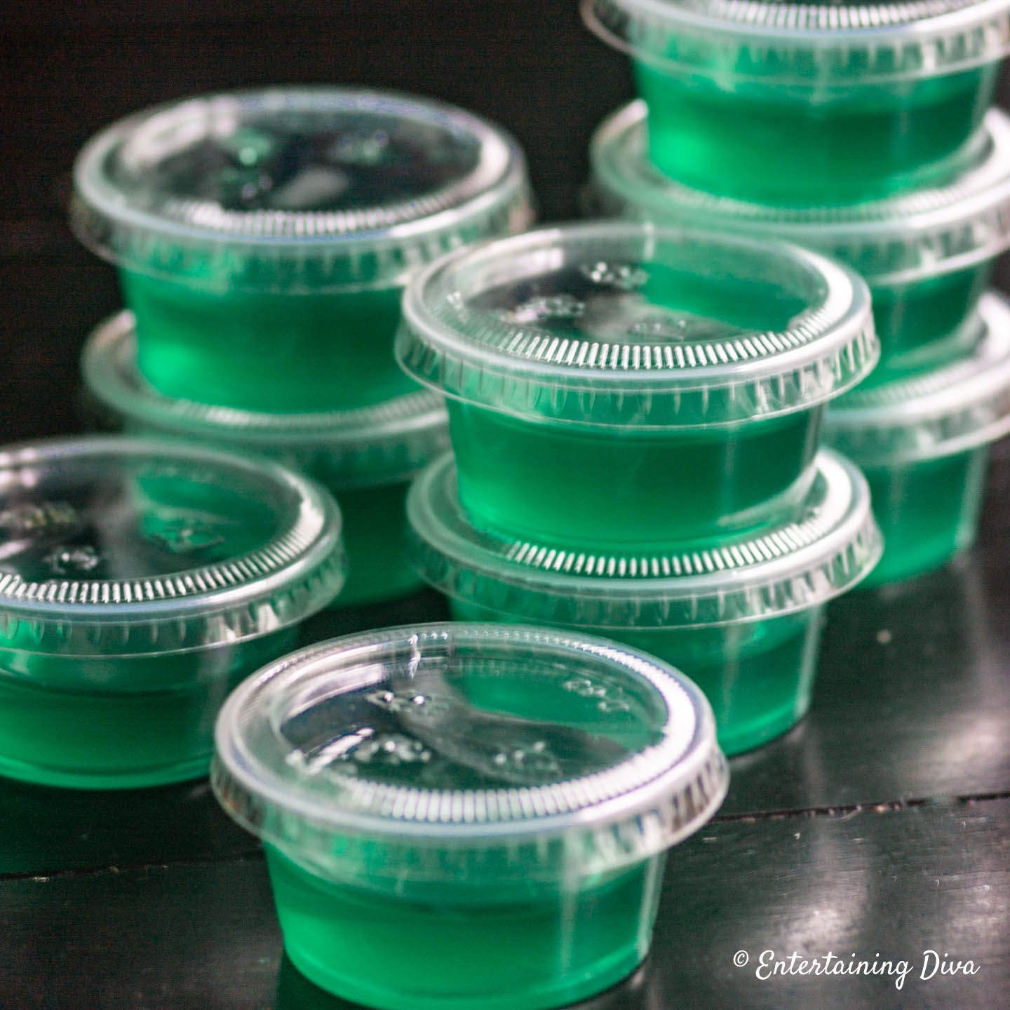 Image for Blue Curacao and Tequila Margarita Jello Shots