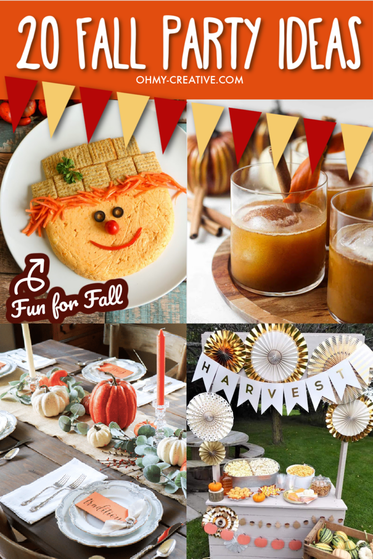 Use these theme and party decor ideas for your fall parties.