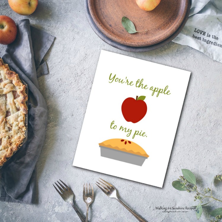 Image for Apple Pie Printable 