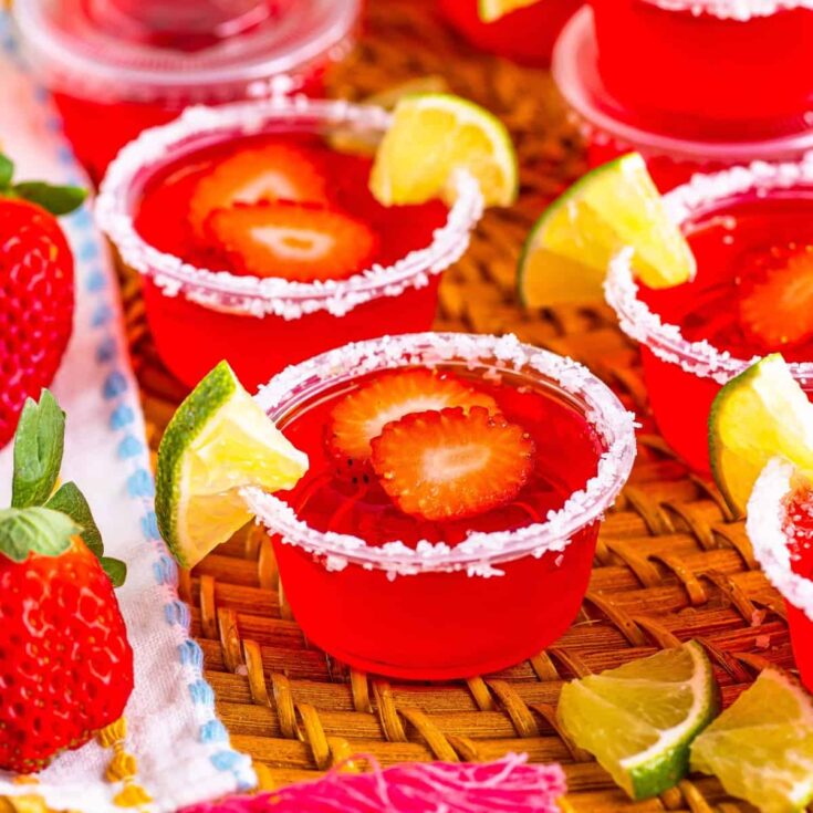 Image for Strawberry Margarita Jello Shots
