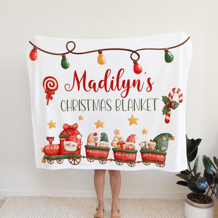 Image for Personalized Christmas Blanket 