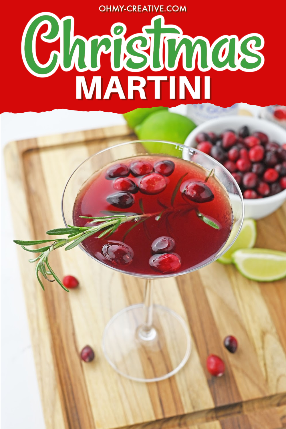 Celebrate The Season With This Christmas Martini Cocktail